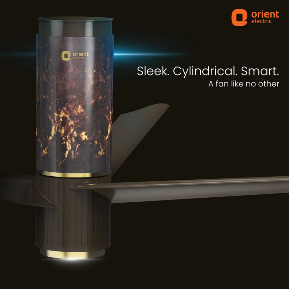 AEROSLIM IOT REMOTE FAN WITH LIGHT 1200MM FLAME GOLD